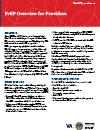 Image of overview handout for Providers on HIV Pre-exposure Prophylaxis (PrEP)